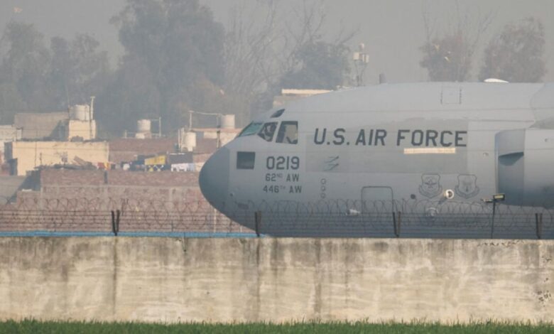 US aircraft carrying illegal Indian immigrants lands at Amritsar airport