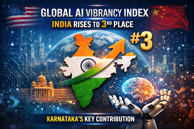 वैश्विक एआई रैंकिंग में भारत की प्रगति में कर्नाटक की अहम भूमिका