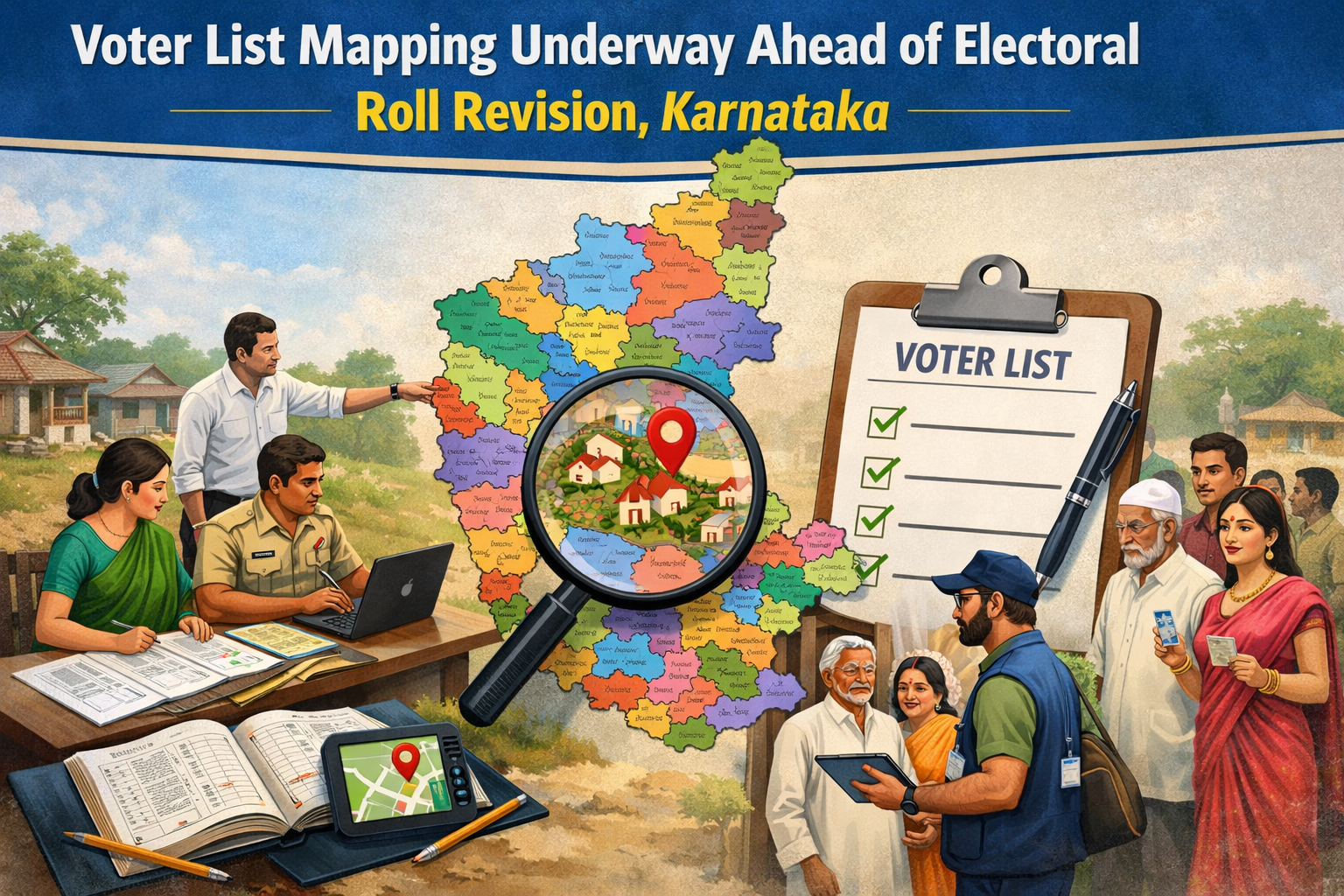 Voter List Mapping Underway Ahead of Electoral Roll Revision