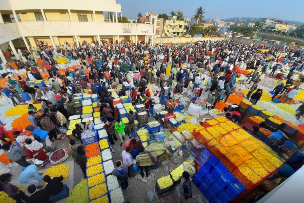 बेलगावी के सरकारी फूल मार्केट का विवाद समाप्त