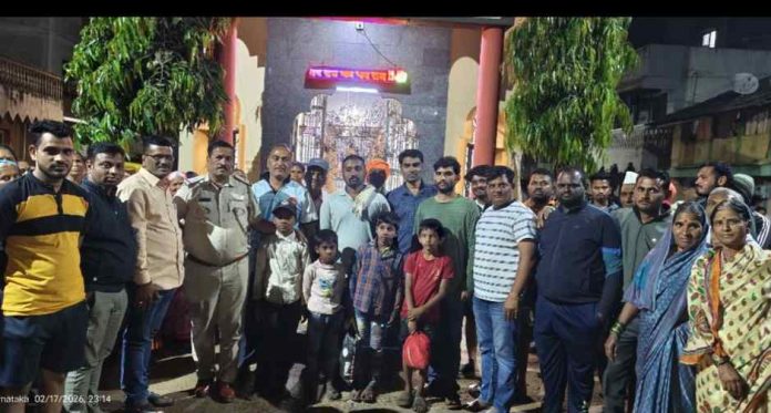 पिरनवाडी के चार बच्चे येळ्ळूर क्षेत्र में मिले;