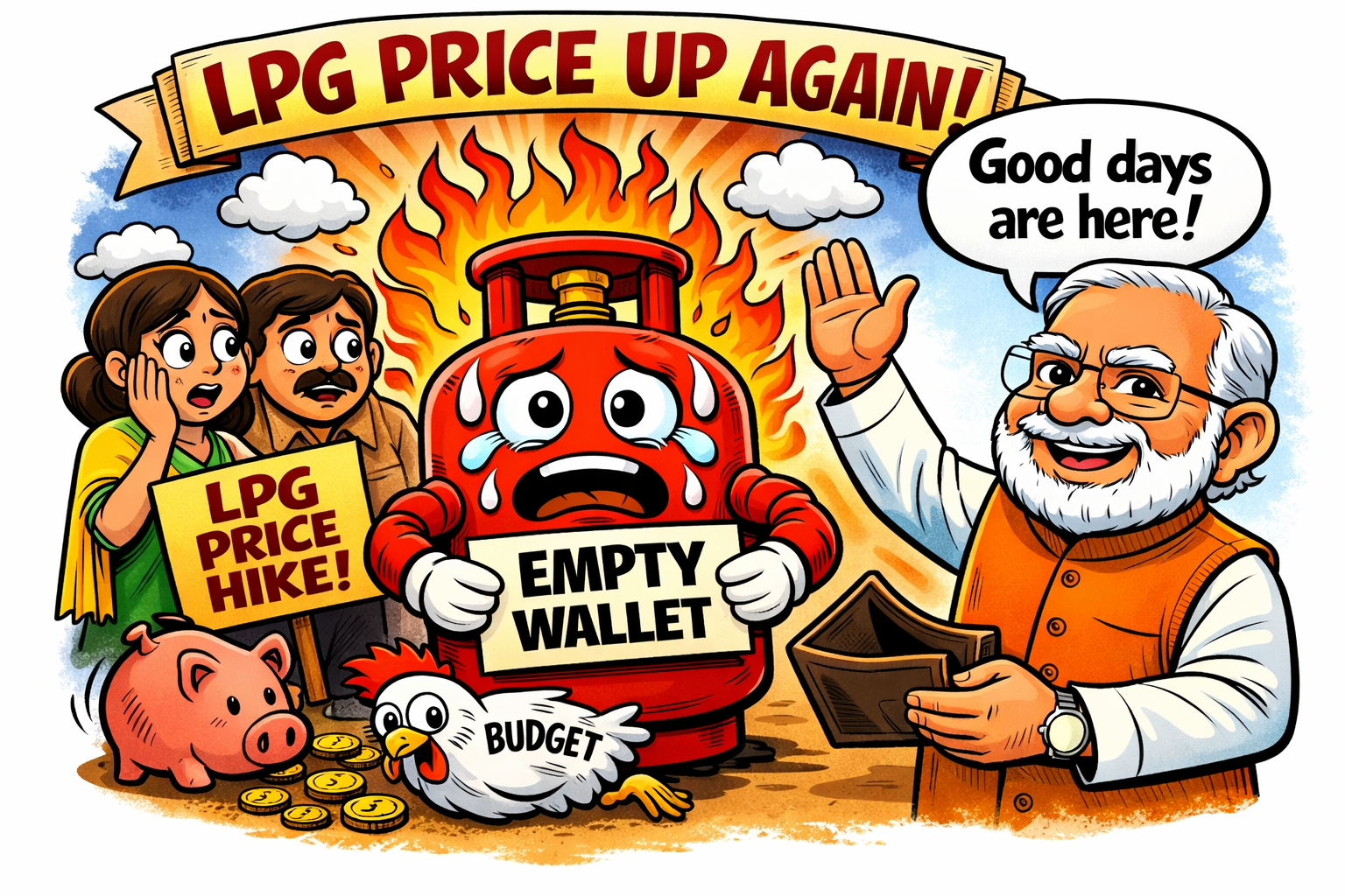 महंगा सिलेंडर और विदेश नीति की कीमत: जनता पर बढ़ता बोझ