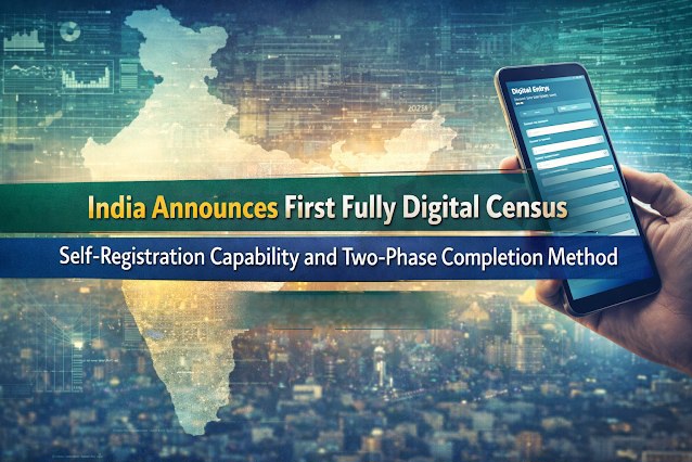 डिजिटल जनगणना पहल से डेटा संग्रह और शासन व्यवस्था में सुधार की कोशिश