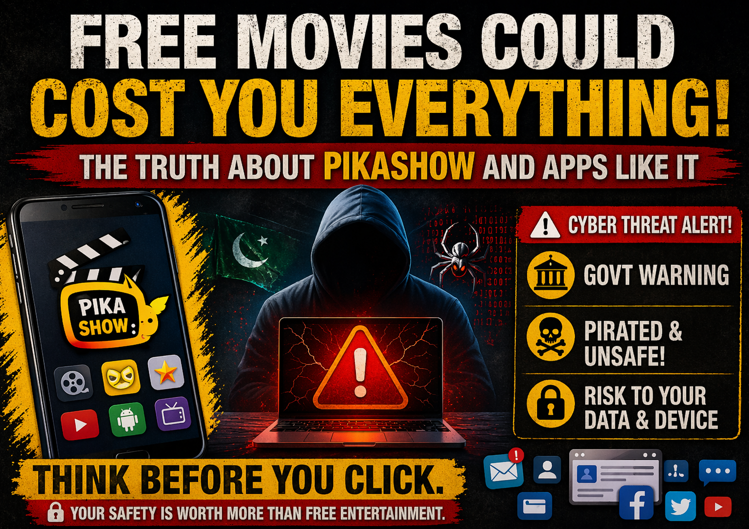 फ्री मूवीज़ का लालच पड़ सकता है भारी: Pikashow जैसे ऐप्स की सच्चाई