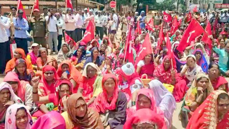 CITU का बड़ा आंदोलन: श्रमिकों के हक में बेळगावी में गूंजा विरोध प्रदर्शन