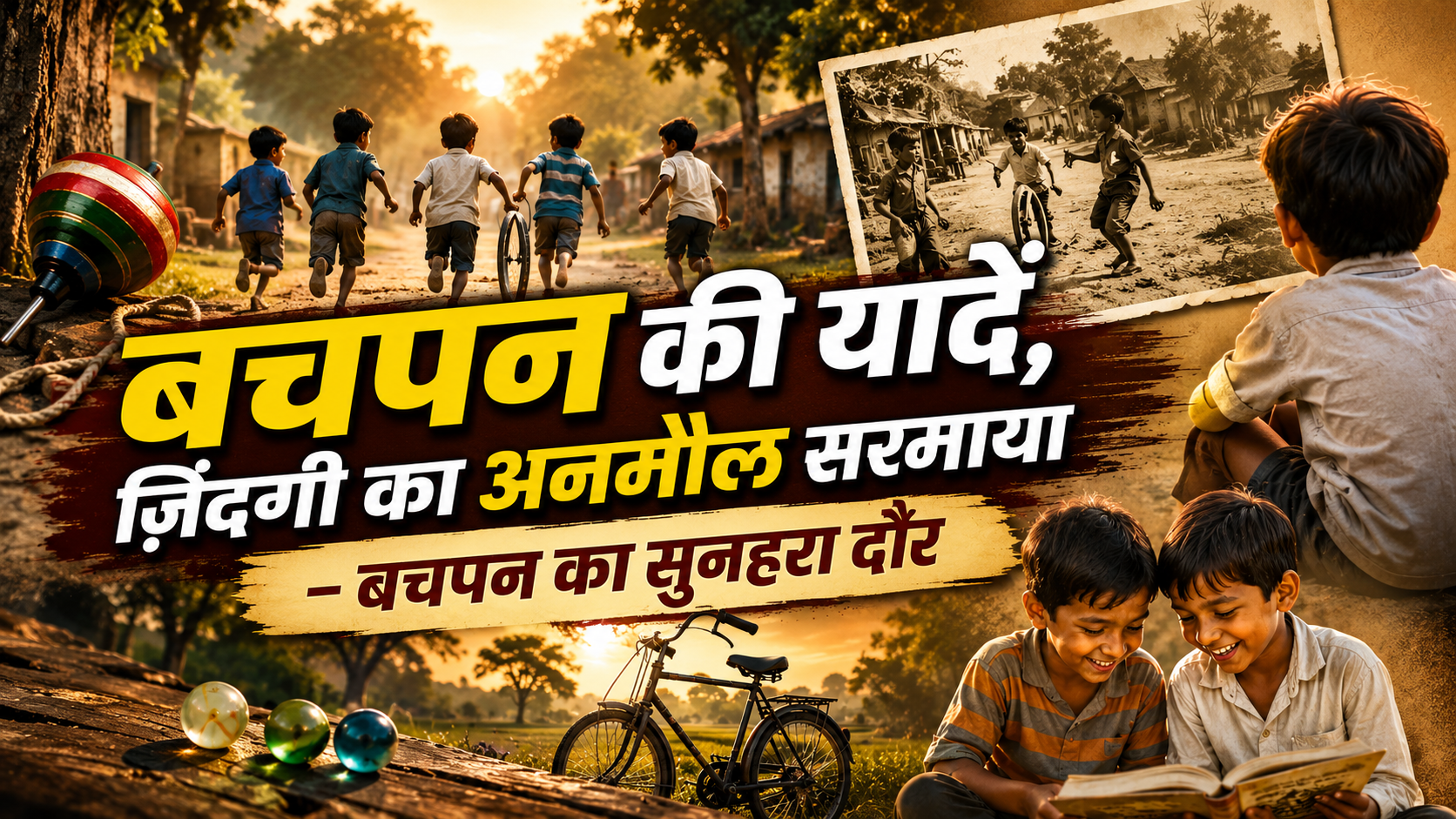 बचपन की यादें, ज़िंदगी का अनमोल सरमाया – बचपन का सुनहरा दौर