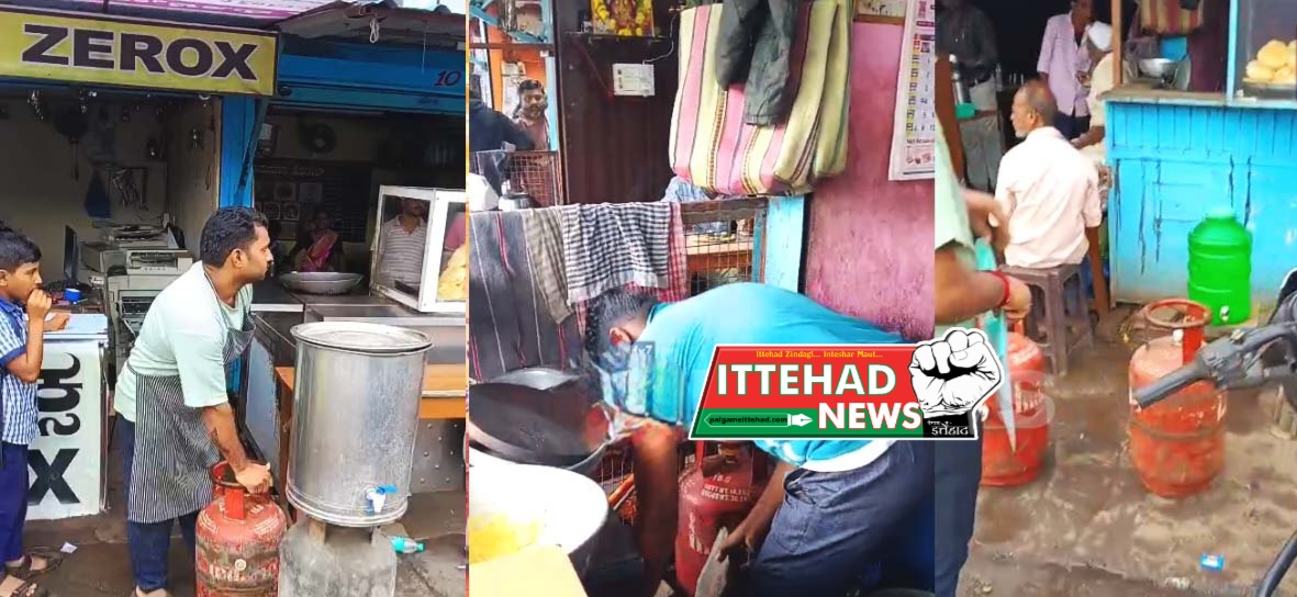 होटलों और ढाबों पर छापेमारी, 29 घरेलू गैस सिलेंडर जब्त